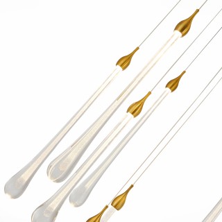 SL6103.203.09 Светильник подвесной ST-Luce Золотистый/Прозрачный LED 9*3W 4000K Faenza-foto3