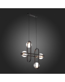 SL1201.403.04 Светильник подвесной ST-Luce Черный/Прозрачный G9 4*5W CIRCONO-foto5