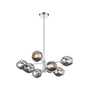 SL1500.103.08 Светильник подвесной ST-Luce Хром/Дымчатый E14 8*40W FOVIA-foto2