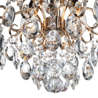 SL846.202.03 Люстра подвесная ST-Luce Золотистый/Прозрачный E14 3*40W ORECCHINI-foto14