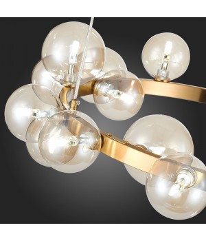 SL1165.302.15 Светильник подвесной ST-Luce Бронза/Коньячный G4 15*5W NECTON-foto12