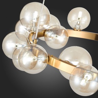 SL1165.302.15 Светильник подвесной ST-Luce Бронза/Коньячный G4 15*5W NECTON-foto12