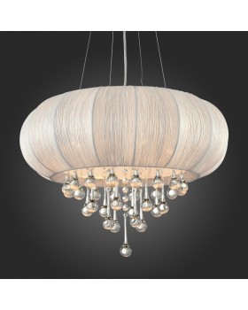 SL350.053.05 Люстра подвесная ST-Luce Хром/Белый, Прозрачный E14 5*40W PREFERITA-foto5