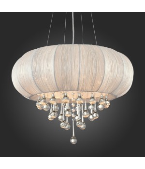 SL350.053.05 Люстра подвесная ST-Luce Хром/Белый, Прозрачный E14 5*40W PREFERITA-foto5