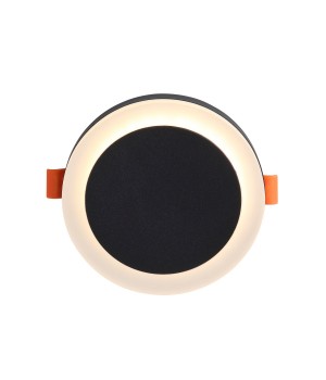 ST104.402.06 Светильник потолочный Черный LED 1*6W 3000K 468Lm Ra>80 120° IP20 D110xH20 170-240V CIAMELLA-foto2