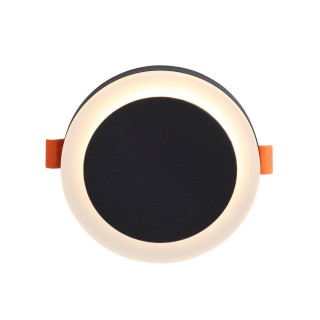 ST104.402.06 Светильник потолочный Черный LED 1*6W 3000K 468Lm Ra>80 120° IP20 D110xH20 170-240V CIAMELLA-foto2