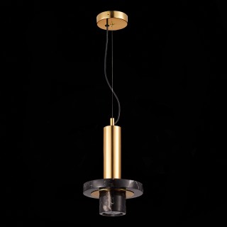 SL1210.403.01 Светильник подвесной ST-Luce Золотистый/Черный GU10 1*5W PIETRA-foto8