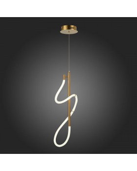 SL6102.303.16 Светильник подвесной ST-Luce Латунь/Белый LED 1*16W 4000K Sagrato-foto5