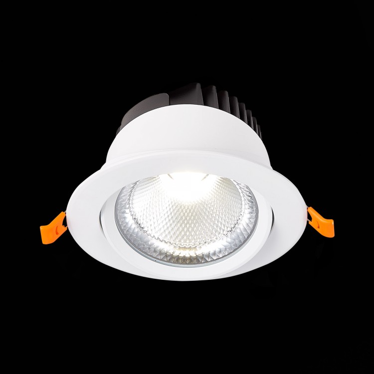 ST211.538.15.24 Св-к встр. Белый LED 1*15W 3000K 1 125Lm Ra80 24° IP20 D109xH65 220-240V MIRO