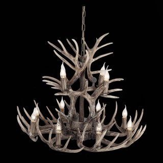 SL154.703.12 Люстра подвесная ST-Luce Серый E14 12*40W CORNA-foto30