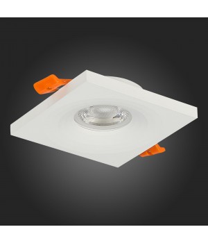 ST205.518.01 Св-к встр. Мат. белый GU10 1*50W L94xW94xH27 220V Без ламп GERA-foto8