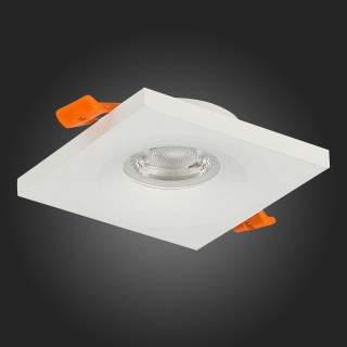 ST205.518.01 Св-к встр. Мат. белый GU10 1*50W  L94xW94xH27 220V Без ламп GERA-foto8