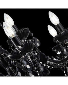 SL642.403.12 Люстра подвесная ST-Luce Черный, Хром/Черный E14 12*40W ODILIA-foto6