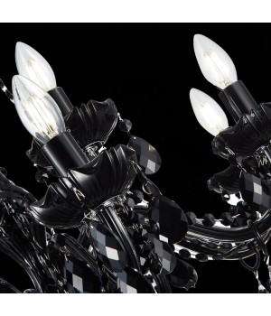 SL642.403.12 Люстра подвесная ST-Luce Черный, Хром/Черный E14 12*40W ODILIA-foto6