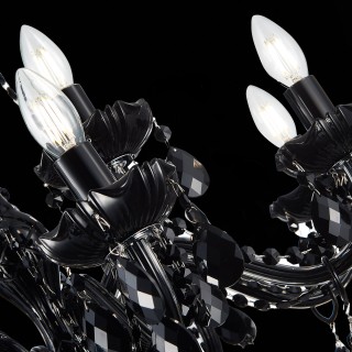 SL642.403.12 Люстра подвесная ST-Luce Черный, Хром/Черный E14 12*40W ODILIA-foto6