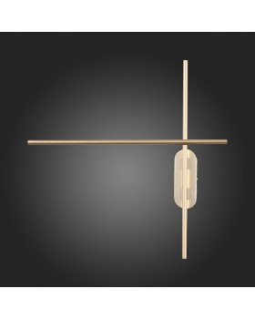 SL394.201.02 Светильник настенный ST-Luce Матовое золото/Белый LED 2*10W 4000K BASONI-foto6