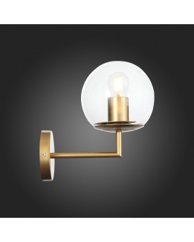 SL1150.201.01 Светильник настенный ST-Luce Матовое золото/Прозрачный E27 1*40W LIORA-foto8