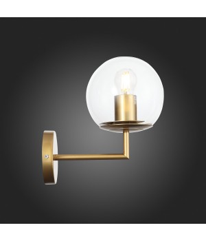 SL1150.201.01 Светильник настенный ST-Luce Матовое золото/Прозрачный E27 1*40W LIORA-foto8