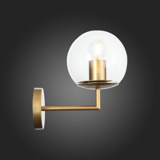 SL1150.201.01 Светильник настенный ST-Luce Матовое золото/Прозрачный E27 1*40W LIORA-foto8