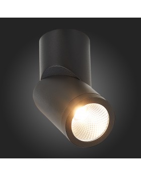 ST650.432.10 Светильник потолочный Черный LED 1*10W 3000K 800Lm Ra>90 38° IP44 D60xH175 165-265V ST650-foto6