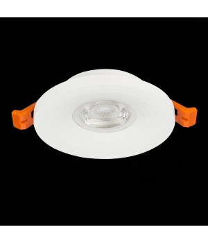 ST205.508.01 Св-к встр. Мат. белый GU10 1*50W D95xH27 220V Без ламп GERA-foto5