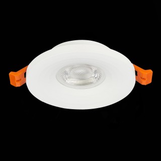 ST205.508.01 Св-к встр. Мат. белый GU10 1*50W  D95xH27 220V Без ламп GERA-foto5