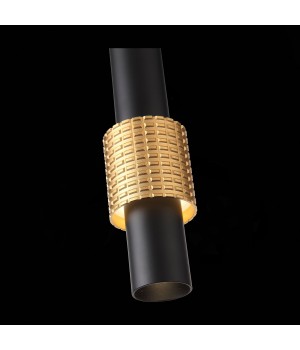 SL1591.403.01 Светильник подвесной ST-Luce Черный, Анодированный золотой/Черный LED 1*6W 3000K BALLITO-foto5