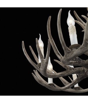 SL154.703.08 Люстра подвесная ST-Luce Серый E14 8*40W CORNA-foto4