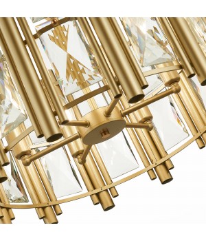 SL1623.203.06 Люстра подвесная ST-Luce шампань/шампань, прозрачный E14 6*40W CORSIA-foto4