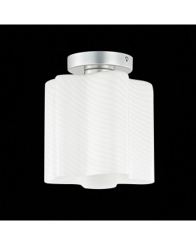 SL117.502.01 Светильник потолочный ST-Luce Серебристый/Белый с полосками E27 1*60W ONDE-foto4