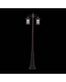 SL080.425.02 Светильник уличный наземный ST-Luce Темный кофе/Прозрачный, Темный кофе E27 2*100W LASTERO-foto8