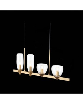 SL1119.203.04 Светильник подвесной ST-Luce Золотистый/Прозрачный E14 4*40W TENERESA-foto5