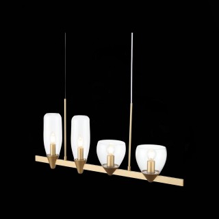 SL1119.203.04 Светильник подвесной ST-Luce Золотистый/Прозрачный E14 4*40W TENERESA-foto5