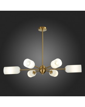 SL1180.202.06 Люстра потолочная ST-Luce Золотистый/Белый E14 6*40W TREVISO-foto5