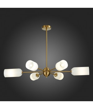SL1180.202.06 Люстра потолочная ST-Luce Золотистый/Белый E14 6*40W TREVISO-foto5