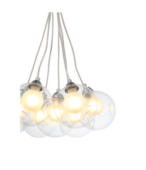 SL431.113.07 Светильник подвесной ST-Luce Хром/Прозрачный, Белый G9 7*5W DUALITA-foto3