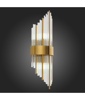 SL1158.301.02 Светильник настенный ST-Luce Латунь/Латунь, Прозрачный E14 2*60W NITIDO-foto5