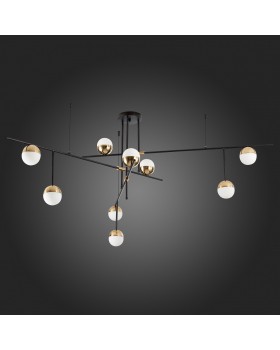 SL1507.422.09 Люстра потолочная ST-Luce Черный/Белый, Золотистый G9 9*5W 4000K ALBERO-foto8