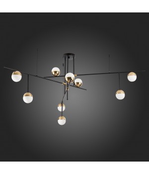 SL1507.422.09 Люстра потолочная ST-Luce Черный/Белый, Золотистый G9 9*5W 4000K ALBERO-foto8