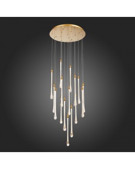 SL6103.203.16 Светильник подвесной ST-Luce Золотистый/Прозрачный LED 16*3W 4000K Faenza-foto5