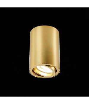 ST108.207.01 Светильник потолочный Золотистый GU10 1*50W IP20 D70xH100 220V Без ламп TORUS-foto3