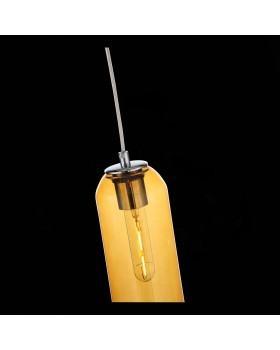 SL1145.193.01 Светильник подвесной ST-Luce Хром/Янтарный E27 1*60W CALLANA-foto6