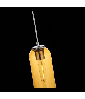 SL1145.193.01 Светильник подвесной ST-Luce Хром/Янтарный E27 1*60W CALLANA-foto6