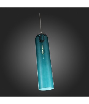 SL1145.183.01 Светильник подвесной ST-Luce Хром/Голубой E27 1*60W CALLANA-foto8