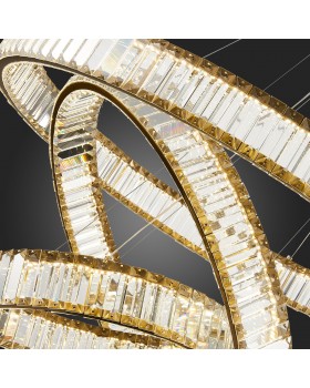 SL1622.303.03 Люстра подвесная ST-Luce Латунь/Прозрачный LED 1*122W 4000K TIVOLI-foto12