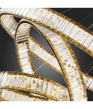 SL1622.303.03 Люстра подвесная ST-Luce Латунь/Прозрачный LED 1*122W 4000K TIVOLI-foto12