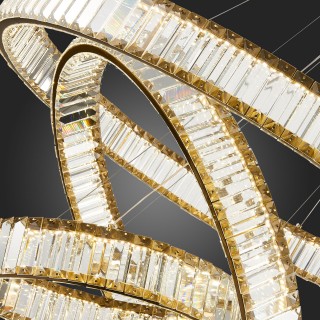 SL1622.303.03 Люстра подвесная ST-Luce Латунь/Прозрачный LED 1*122W 4000K TIVOLI-foto12