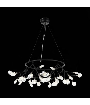SL411.433.45 Люстра подвесная ST-Luce Черный/Прозрачный G4 45*1,5W RICCARDO-foto8