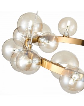 SL1165.302.15 Светильник подвесной ST-Luce Бронза/Коньячный G4 15*5W NECTON-foto10