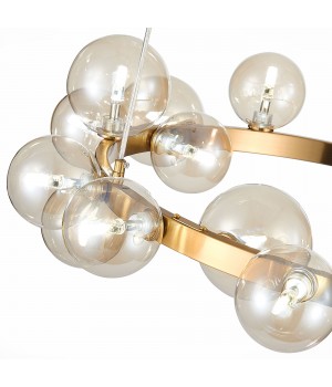 SL1165.302.15 Светильник подвесной ST-Luce Бронза/Коньячный G4 15*5W NECTON-foto10